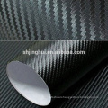 Carbon Fiber vehicle vinyl films, stretchable with high-tech glue with air release channels easy to install